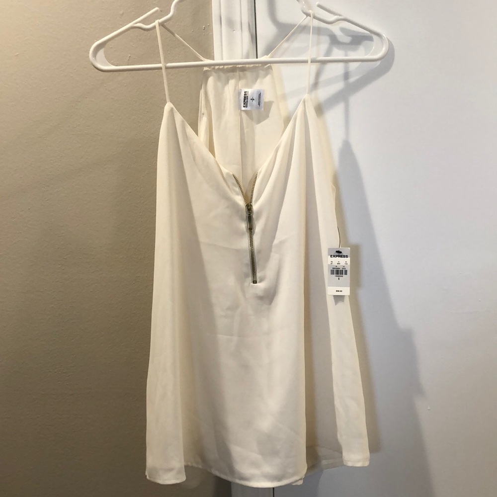 Express tank top front zipper